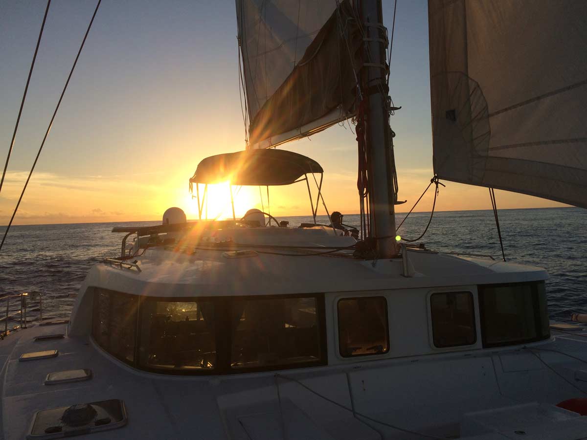 Arena Catamaran Sunset